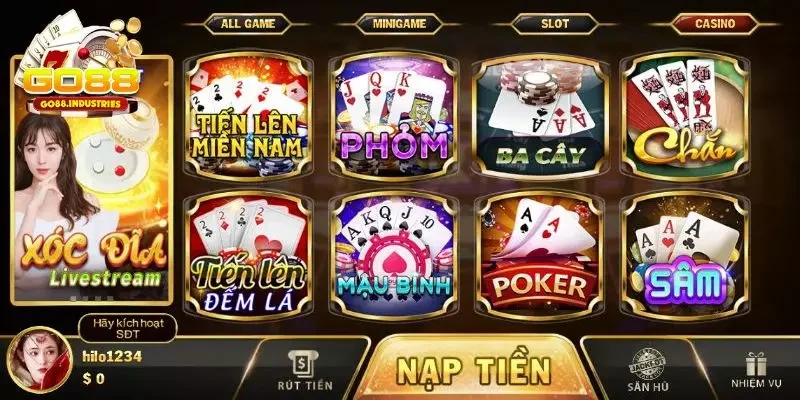 Khám phá chơi casino trực tuyến trên điện thoại Go88