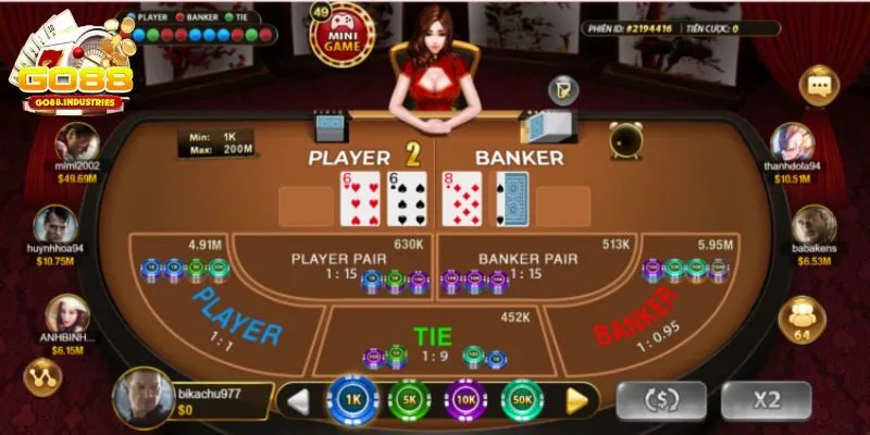 Hạn chế đặt cược vào cửa hòa khi chơi baccarat