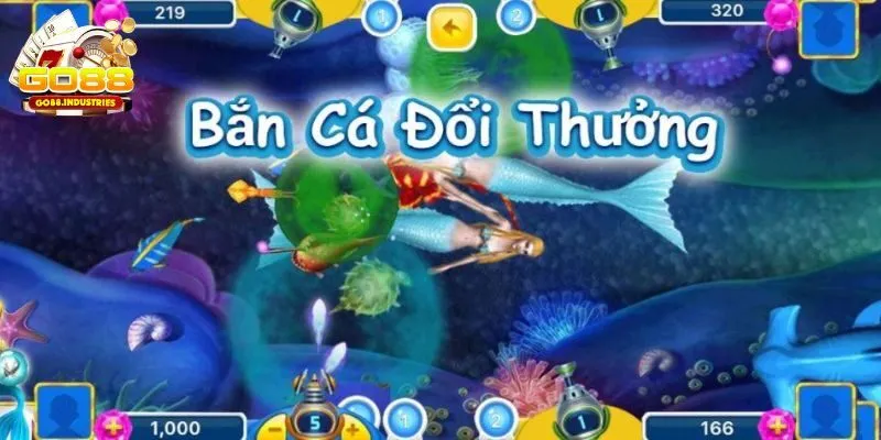 Game bắn cá ăn tiền tại Go88 thu hút triệu người mê